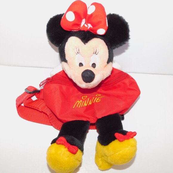 Vintage Disney World Minnie Mouse Plush kids Fanny Pack waist belt bum Bag - Picture 6 of 6